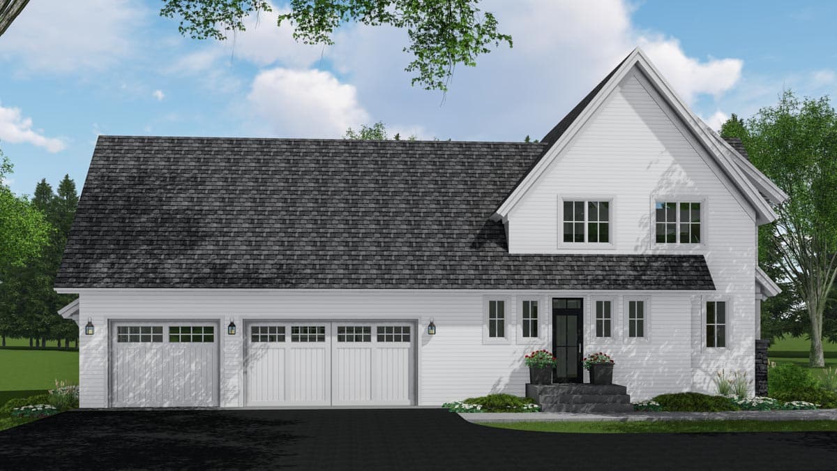 Plan 14667RK: Modern-Meets-Farmhouse with Optional Rear Garage Door to Outdoor Living - Image #50 - Contemporary, Country, Farmhouse, Modern Farmhouse, New American, Southern, Transitional