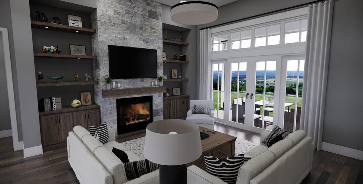 Plan 14667RK: Modern-Meets-Farmhouse with Optional Rear Garage Door to Outdoor Living - Image #11 - Contemporary, Country, Farmhouse, Modern Farmhouse, New American, Southern, Transitional