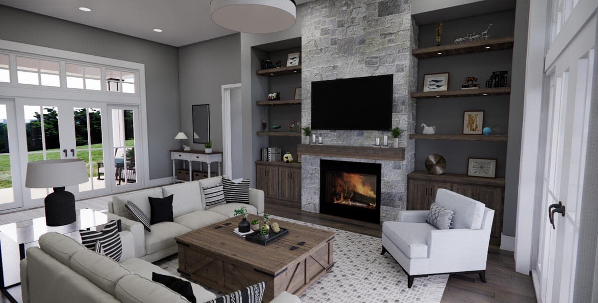 Plan 14667RK: Modern-Meets-Farmhouse with Optional Rear Garage Door to Outdoor Living - Image #12 - Contemporary, Country, Farmhouse, Modern Farmhouse, New American, Southern, Transitional