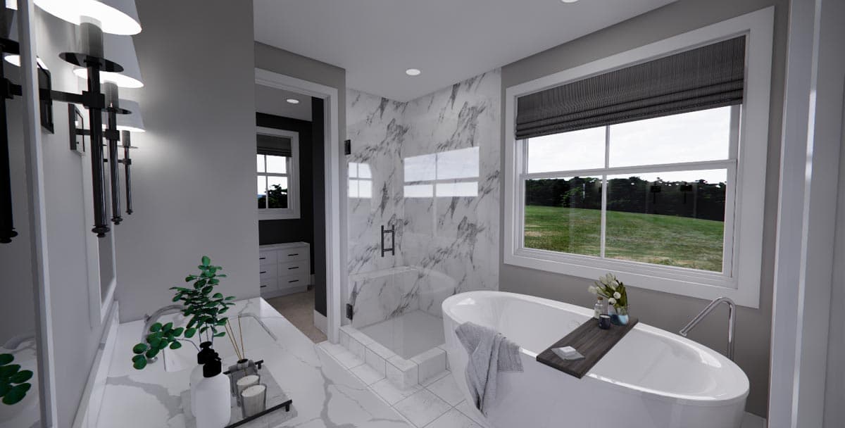 Plan 14667RK: Modern-Meets-Farmhouse with Optional Rear Garage Door to Outdoor Living - Image #34 - Contemporary, Country, Farmhouse, Modern Farmhouse, New American, Southern, Transitional