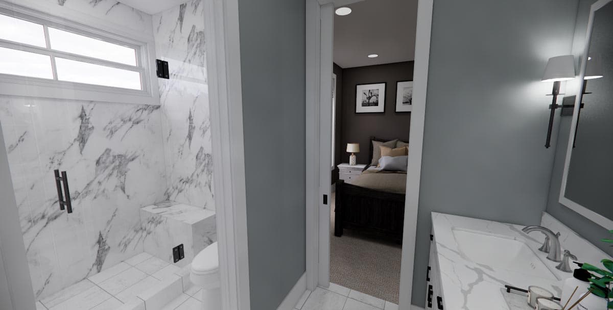 Plan 14667RK: Modern-Meets-Farmhouse with Optional Rear Garage Door to Outdoor Living - Image #43 - Contemporary, Country, Farmhouse, Modern Farmhouse, New American, Southern, Transitional