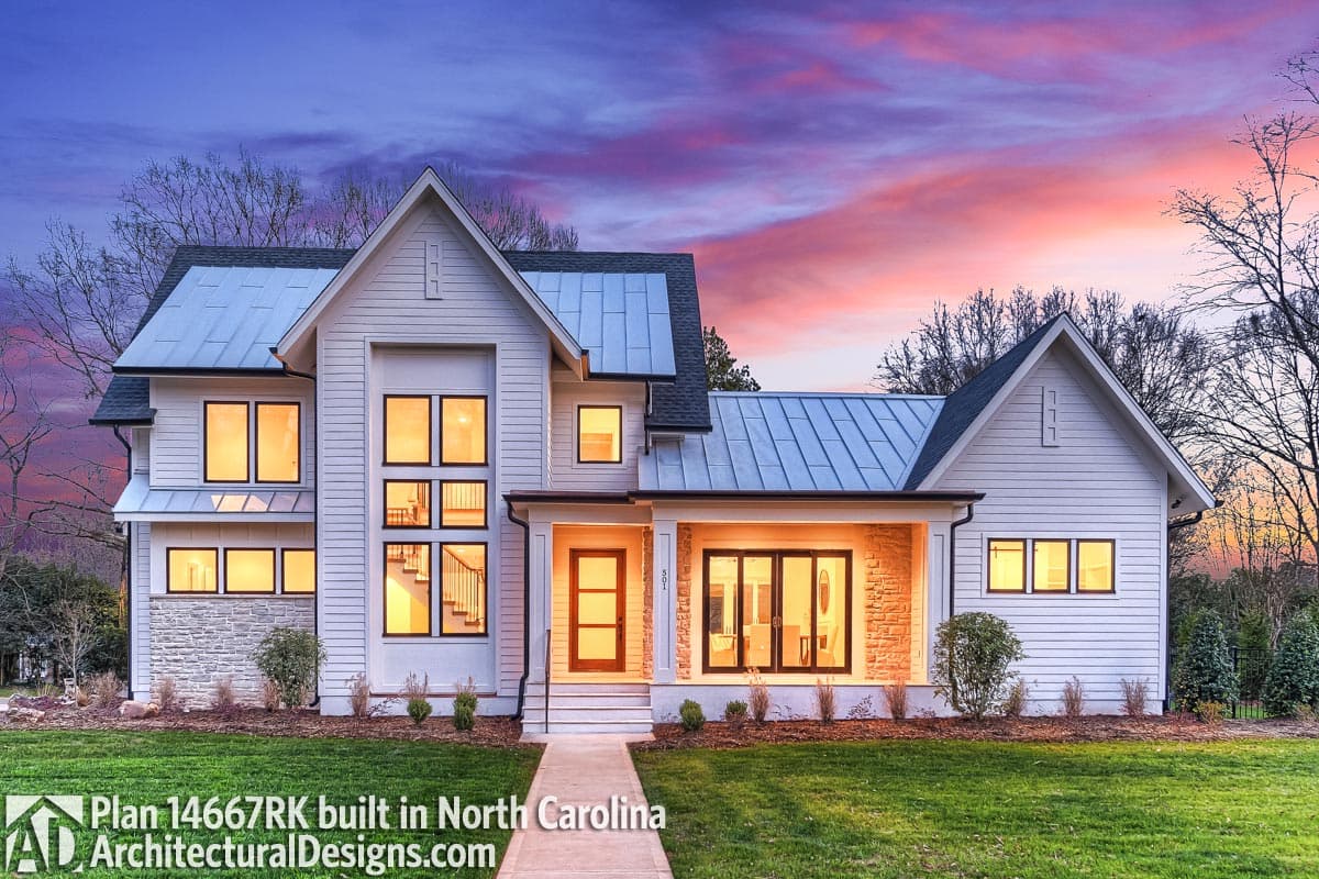 build gallery item - Modern Farmhouse Plan 14667RK Comes to Life in North Carolina