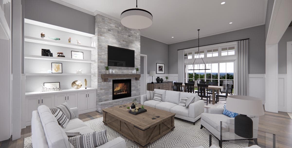 Plan 14668RK: 3-Bed Modern Farmhouse Plan with Finished Bonus Room - 2287 Sq Ft - Image #10 - Country, Farmhouse, Modern Farmhouse, New American, Ranch, Traditional