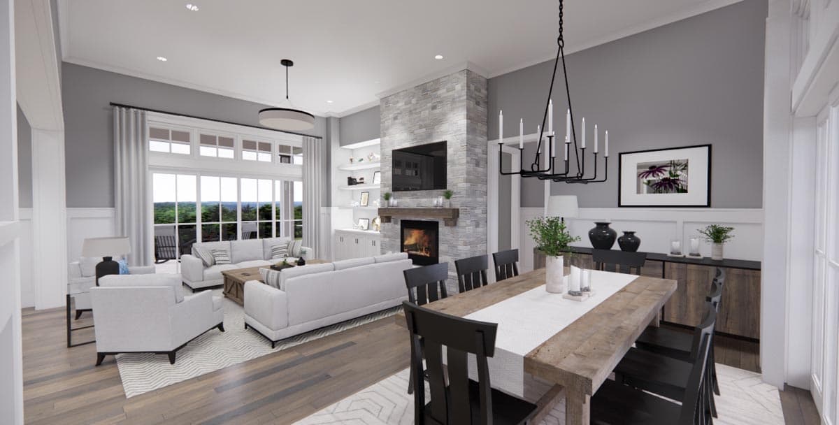 Plan 14668RK: 3-Bed Modern Farmhouse Plan with Finished Bonus Room - 2287 Sq Ft - Image #14 - Country, Farmhouse, Modern Farmhouse, New American, Ranch, Traditional