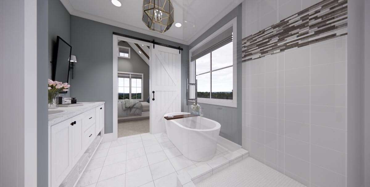 Plan 14668RK: 3-Bed Modern Farmhouse Plan with Finished Bonus Room - 2287 Sq Ft - Image #21 - Country, Farmhouse, Modern Farmhouse, New American, Ranch, Traditional