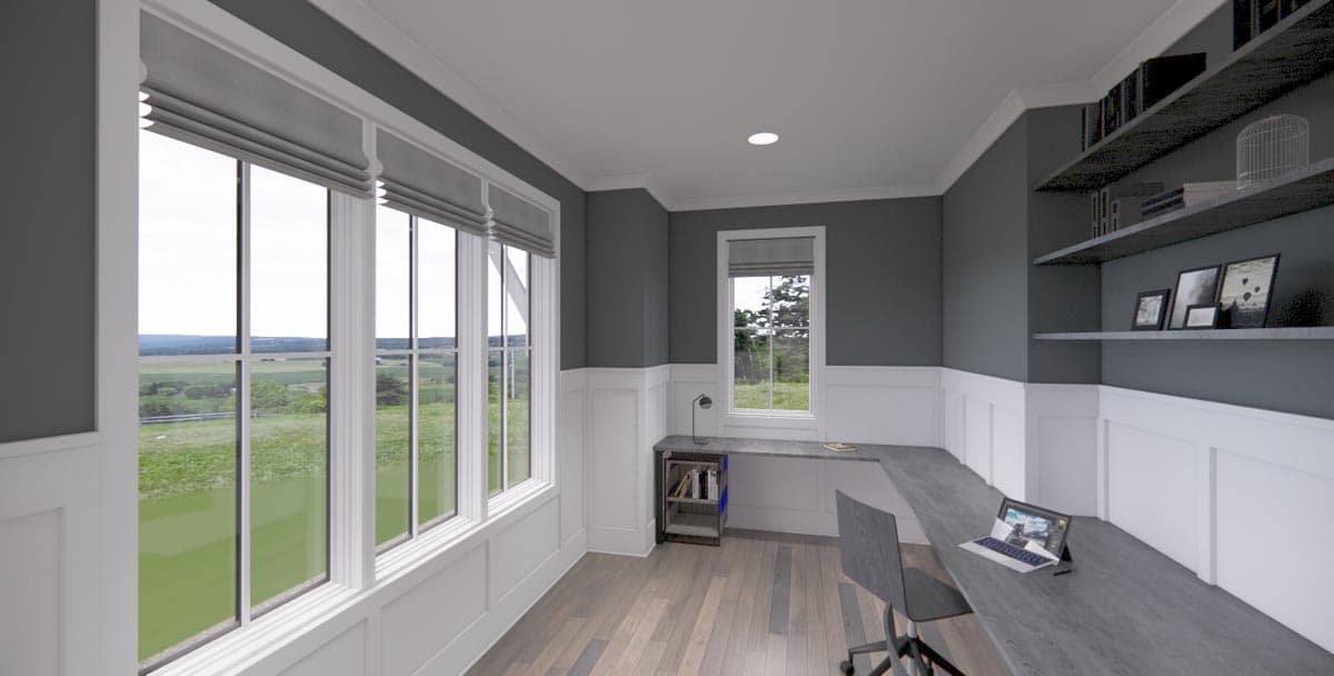 Plan 14669RK: Modern Farmhouse with Kitchen-To-Covered-Porch Pass-Through - 2837 Sq Ft - Image #14 - Country, Farmhouse, Modern Farmhouse, New American, Transitional