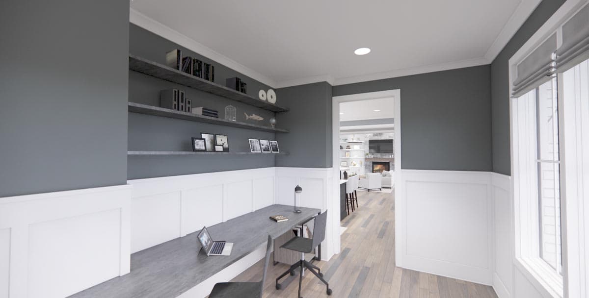 Plan 14669RK: Modern Farmhouse with Kitchen-To-Covered-Porch Pass-Through - 2837 Sq Ft - Image #15 - Country, Farmhouse, Modern Farmhouse, New American, Transitional