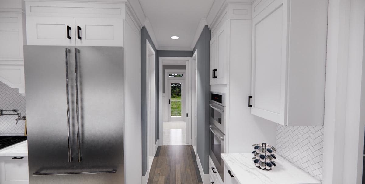 Plan 14669RK: Modern Farmhouse with Kitchen-To-Covered-Porch Pass-Through - 2837 Sq Ft - Image #16 - Country, Farmhouse, Modern Farmhouse, New American, Transitional