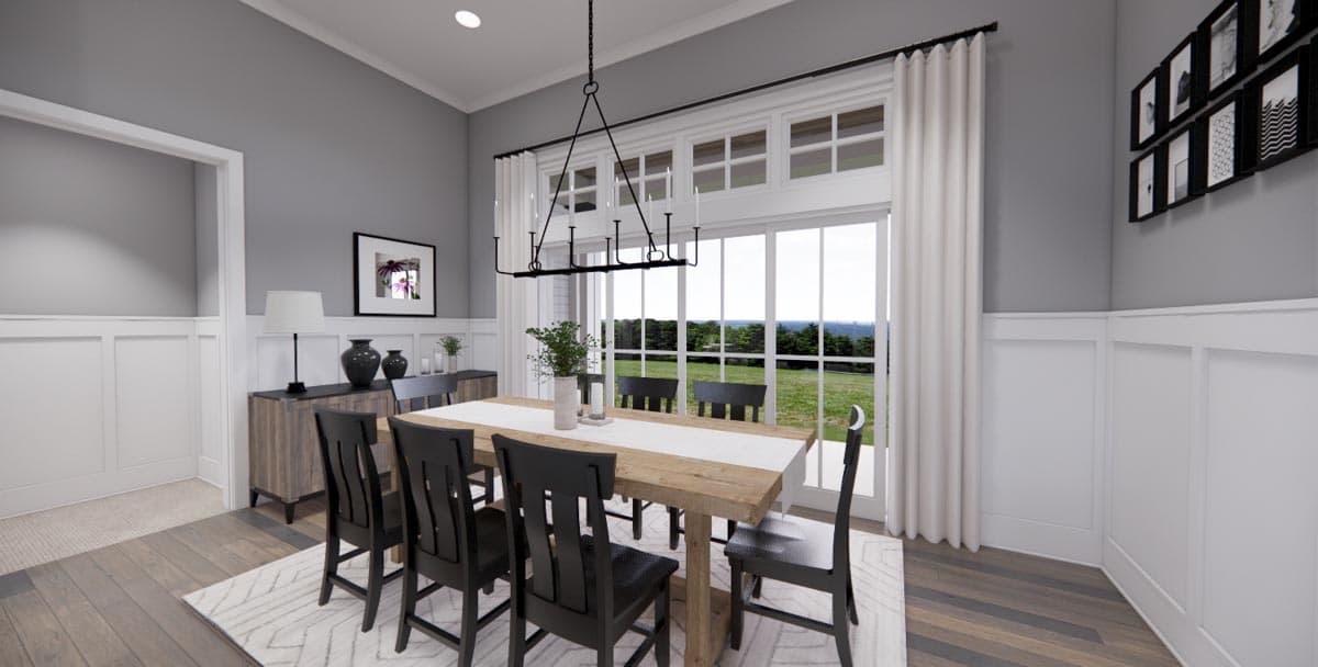 Plan 14669RK: Modern Farmhouse with Kitchen-To-Covered-Porch Pass-Through - 2837 Sq Ft - Image #22 - Country, Farmhouse, Modern Farmhouse, New American, Transitional