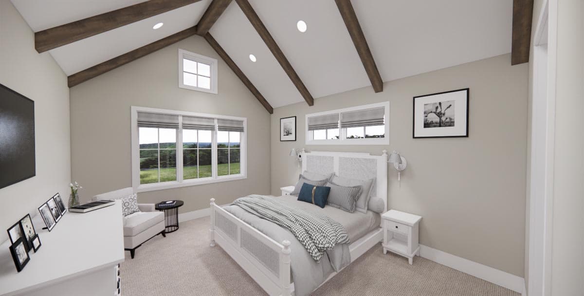 Plan 14669RK: Modern Farmhouse with Kitchen-To-Covered-Porch Pass-Through - 2837 Sq Ft - Image #26 - Country, Farmhouse, Modern Farmhouse, New American, Transitional