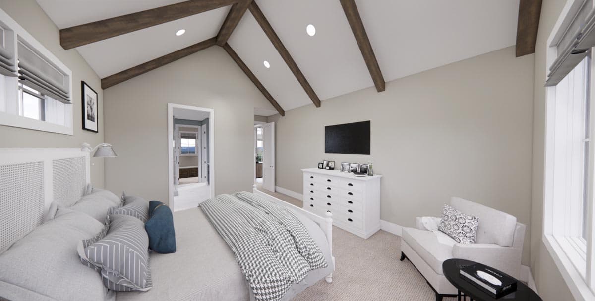 Plan 14669RK: Modern Farmhouse with Kitchen-To-Covered-Porch Pass-Through - 2837 Sq Ft - Image #27 - Country, Farmhouse, Modern Farmhouse, New American, Transitional