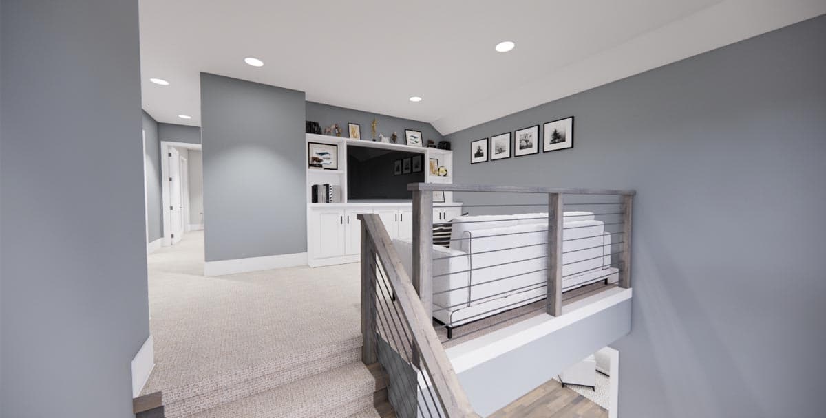 Plan 14669RK: Modern Farmhouse with Kitchen-To-Covered-Porch Pass-Through - 2837 Sq Ft - Image #33 - Country, Farmhouse, Modern Farmhouse, New American, Transitional