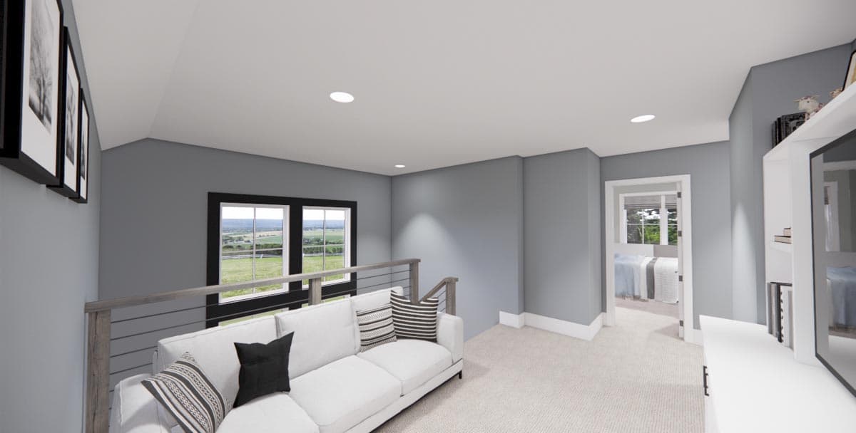 Plan 14669RK: Modern Farmhouse with Kitchen-To-Covered-Porch Pass-Through - 2837 Sq Ft - Image #35 - Country, Farmhouse, Modern Farmhouse, New American, Transitional