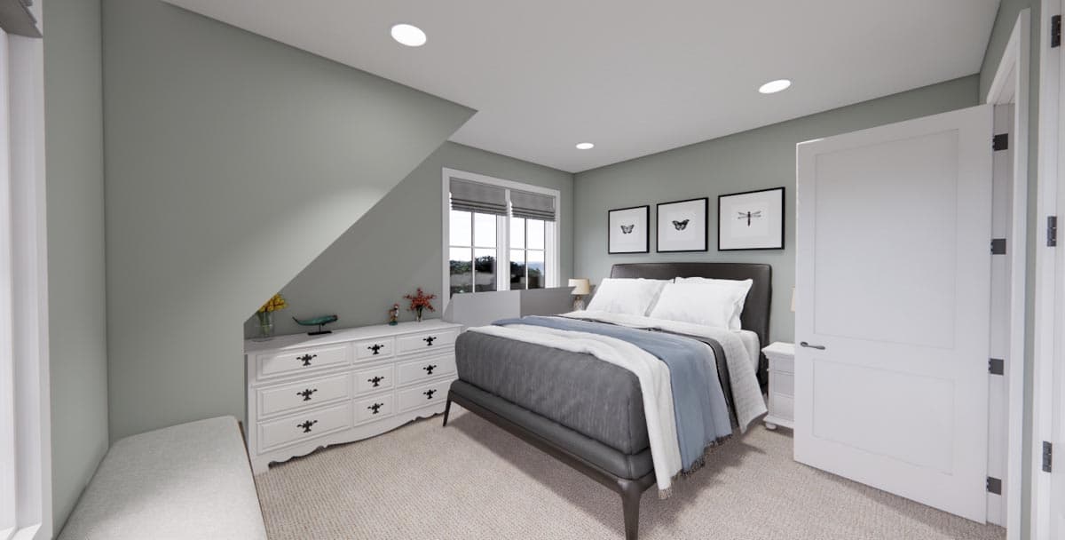 Plan 14669RK: Modern Farmhouse with Kitchen-To-Covered-Porch Pass-Through - 2837 Sq Ft - Image #37 - Country, Farmhouse, Modern Farmhouse, New American, Transitional