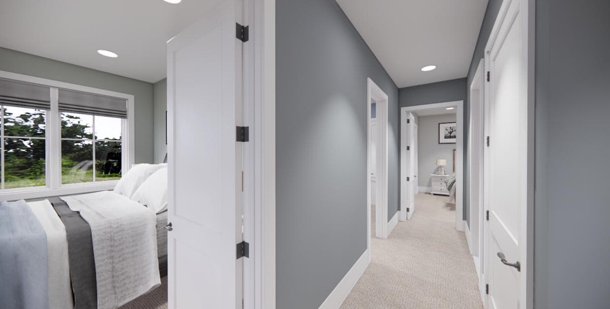 Plan 14669RK: Modern Farmhouse with Kitchen-To-Covered-Porch Pass-Through - 2837 Sq Ft - Image #39 - Country, Farmhouse, Modern Farmhouse, New American, Transitional