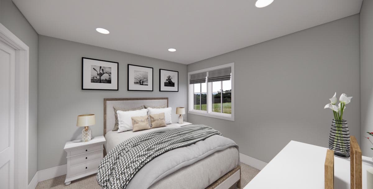 Plan 14669RK: Modern Farmhouse with Kitchen-To-Covered-Porch Pass-Through - 2837 Sq Ft - Image #44 - Country, Farmhouse, Modern Farmhouse, New American, Transitional