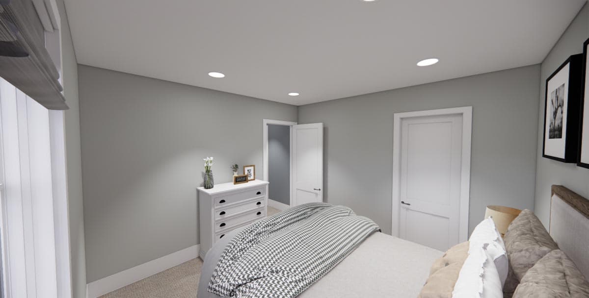 Plan 14669RK: Modern Farmhouse with Kitchen-To-Covered-Porch Pass-Through - 2837 Sq Ft - Image #45 - Country, Farmhouse, Modern Farmhouse, New American, Transitional