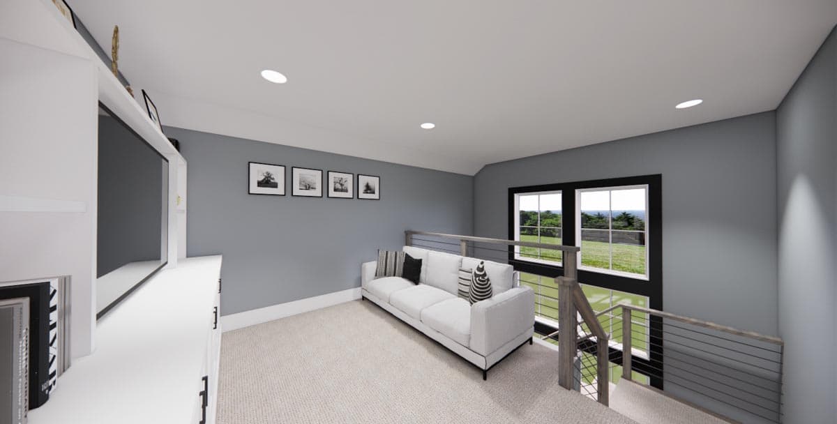 Plan 14669RK: Modern Farmhouse with Kitchen-To-Covered-Porch Pass-Through - 2837 Sq Ft - Image #46 - Country, Farmhouse, Modern Farmhouse, New American, Transitional