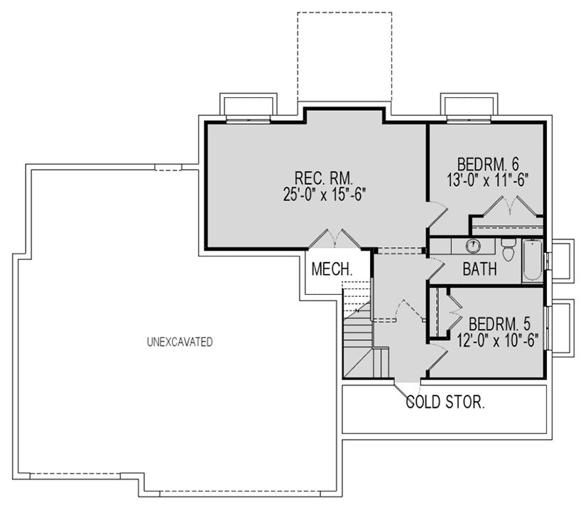Plan 290097IY: Stylish 4-Bedroom Craftsman House Plan with 3-Car Garage - Floor Plan - Optional Lower Level - Craftsman, Northwest