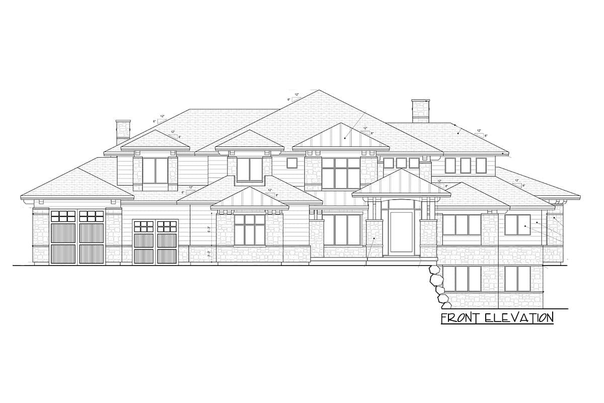 Plan 290101IY: Spacious 4-Bedroom Modern Home Plan with Lower Level Expansion - Image #29 - European, Mountain, New American, Prairie, Transitional