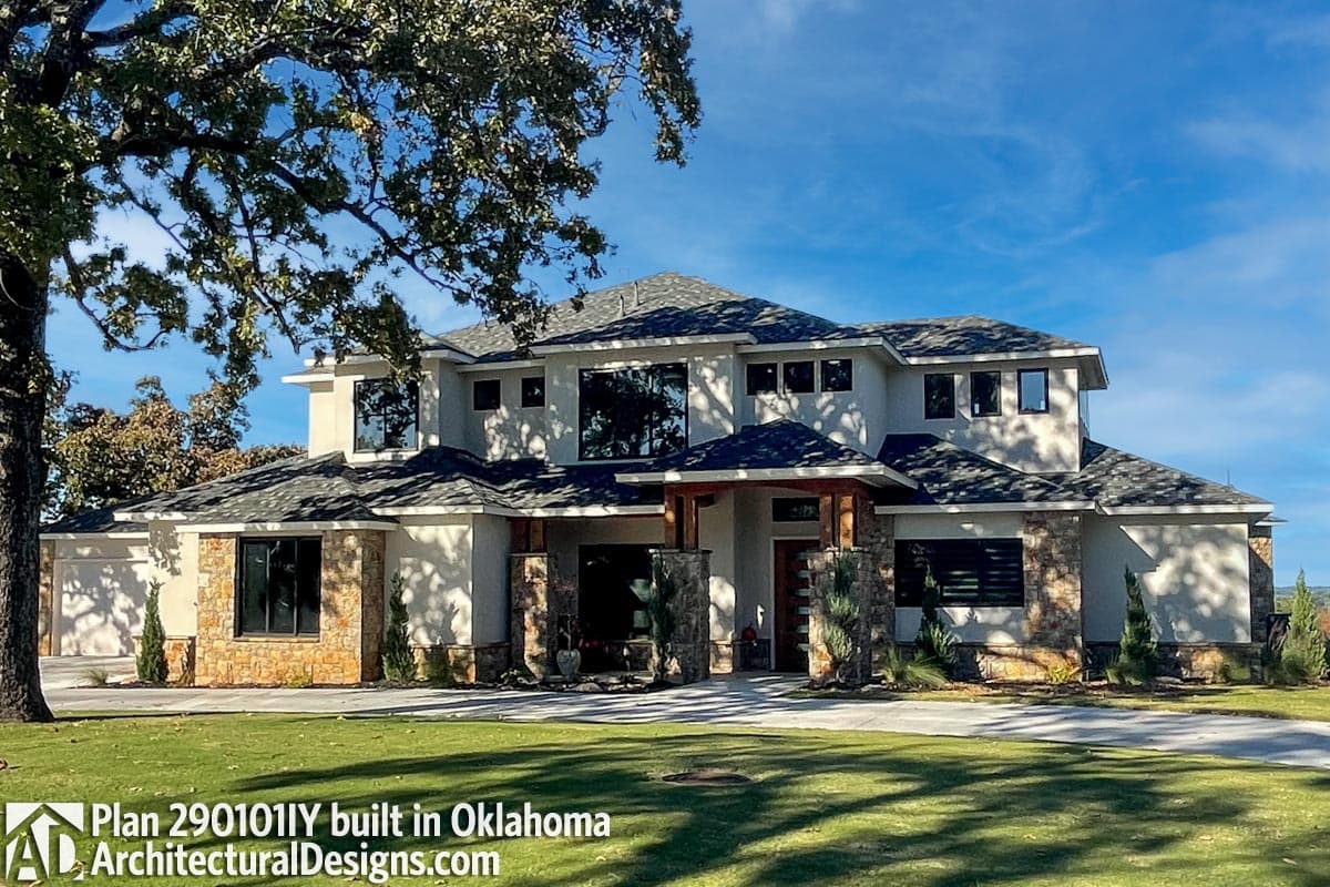 build gallery item - House Plan 290101IY Comes to Life in Oklahoma