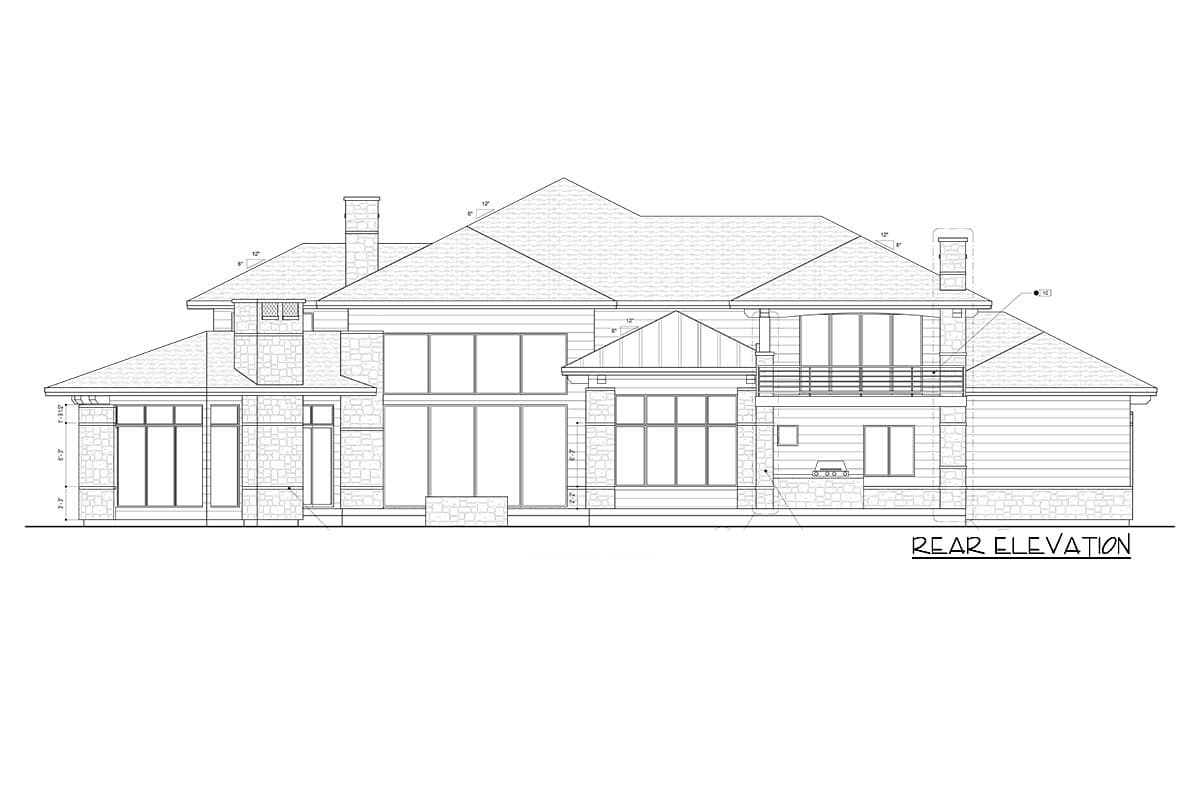 Plan 290101IY: Spacious 4-Bedroom Modern Home Plan with Lower Level Expansion - Image #28 - European, Mountain, New American, Prairie, Transitional