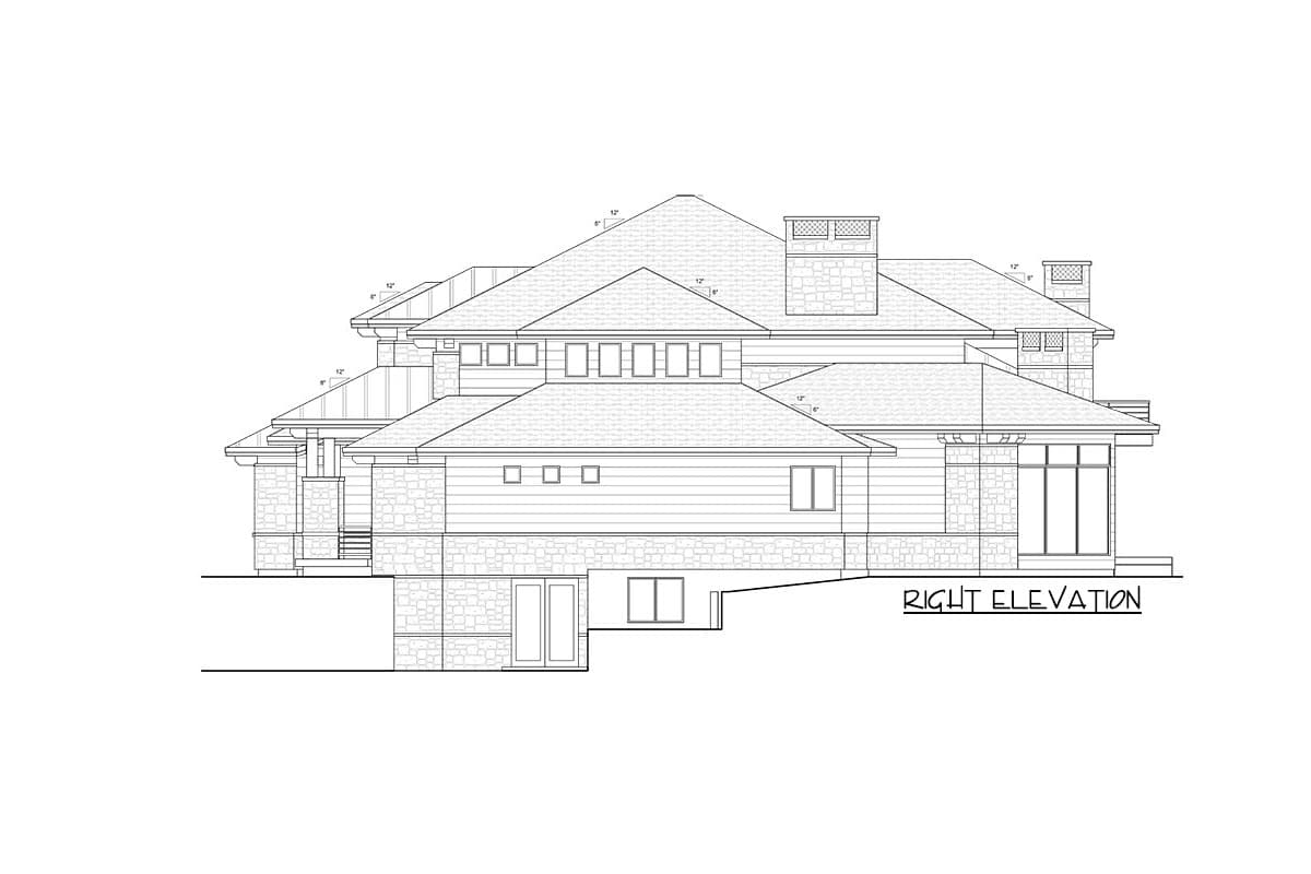 Plan 290101IY: Spacious 4-Bedroom Modern Home Plan with Lower Level Expansion - Image #31 - European, Mountain, New American, Prairie, Transitional