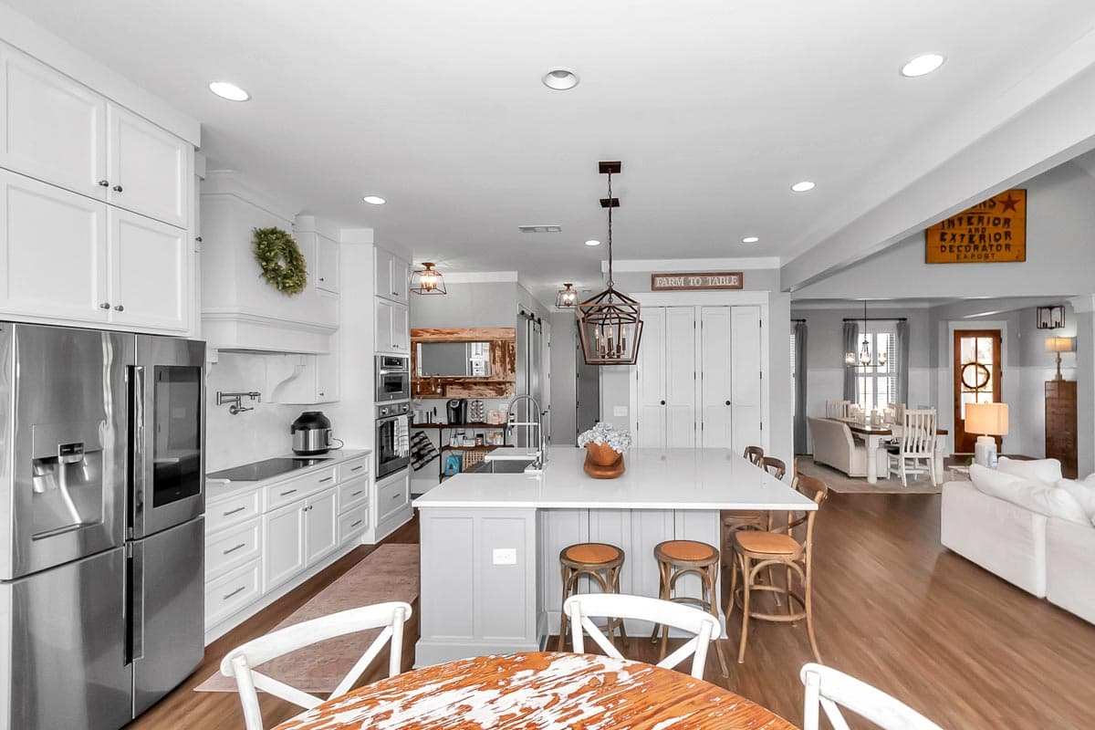 Plan 25648GE: 3-Bed Modern Farmhouse Plan with Open Concept Layout and a Bonus Room - Image #5 - Cottage, Country, Farmhouse, Modern Farmhouse, Southern, Traditional