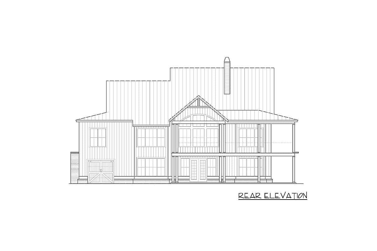 Plan 25648GE: 3-Bed Modern Farmhouse Plan with Open Concept Layout and a Bonus Room - Image #15 - Cottage, Country, Farmhouse, Modern Farmhouse, Southern, Traditional