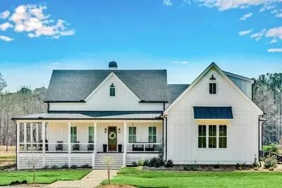 3-Bed Modern Farmhouse Plan with Open Concept Layout and a Bonus Room