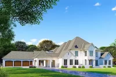 5-Bed Luxury Home Plan with Optional Game Room - 6641 Sq Ft
