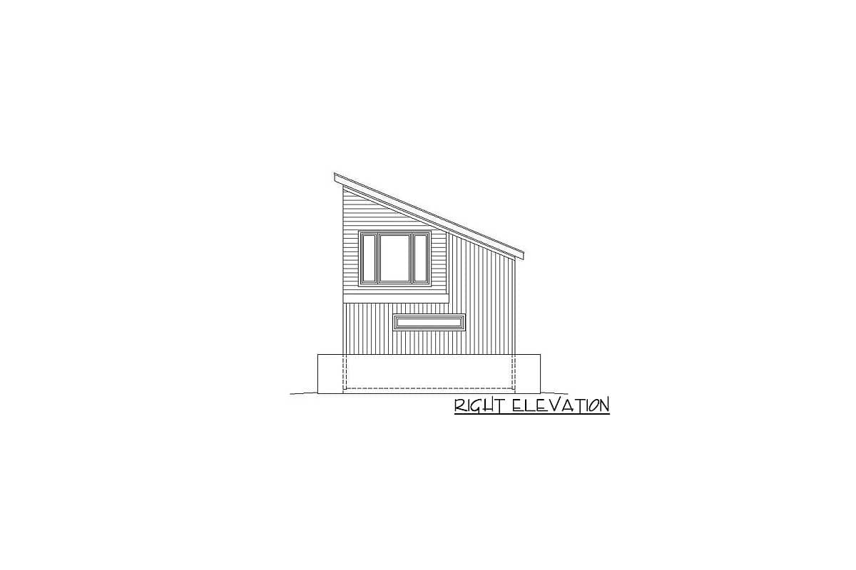 Plan 68544VR: 4-Car Modern Garage Plan with Versatile Loft and Workshop - 1200 Sq Ft - Image #5