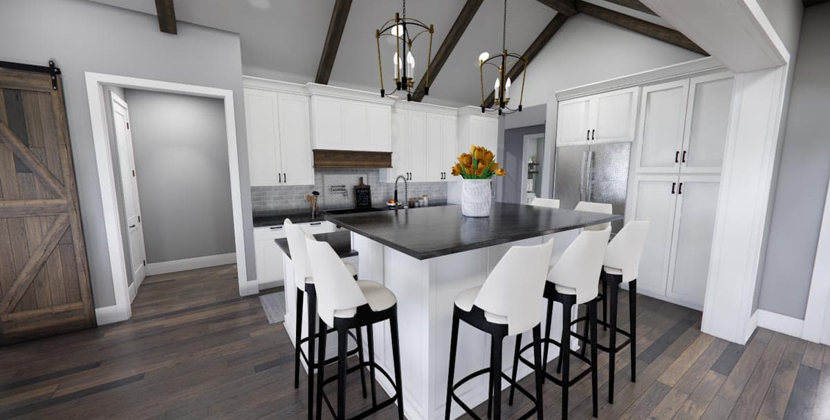 Plan 14670RK: Charming 3-Bedroom Modern Farmhouse with Courtyard Garage - Image #14 - Cottage, Country, Farmhouse, Modern Farmhouse, New American, Traditional