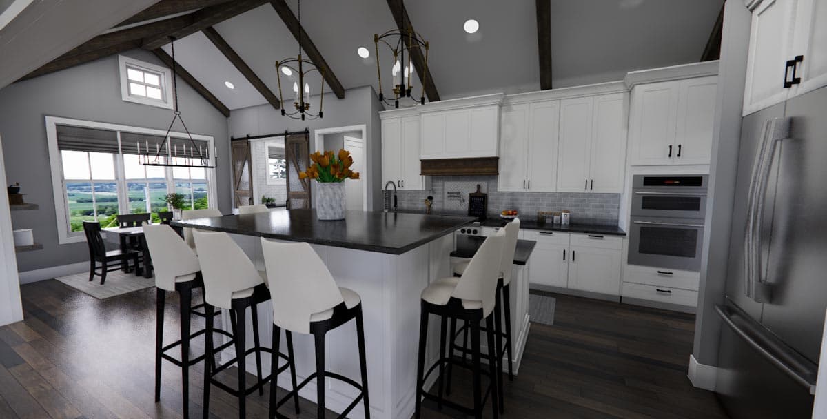 Plan 14670RK: Charming 3-Bedroom Modern Farmhouse with Courtyard Garage - Image #15 - Cottage, Country, Farmhouse, Modern Farmhouse, New American, Traditional