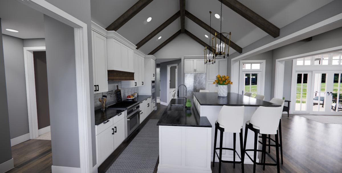 Plan 14670RK: Charming 3-Bedroom Modern Farmhouse with Courtyard Garage - Image #16 - Cottage, Country, Farmhouse, Modern Farmhouse, New American, Traditional