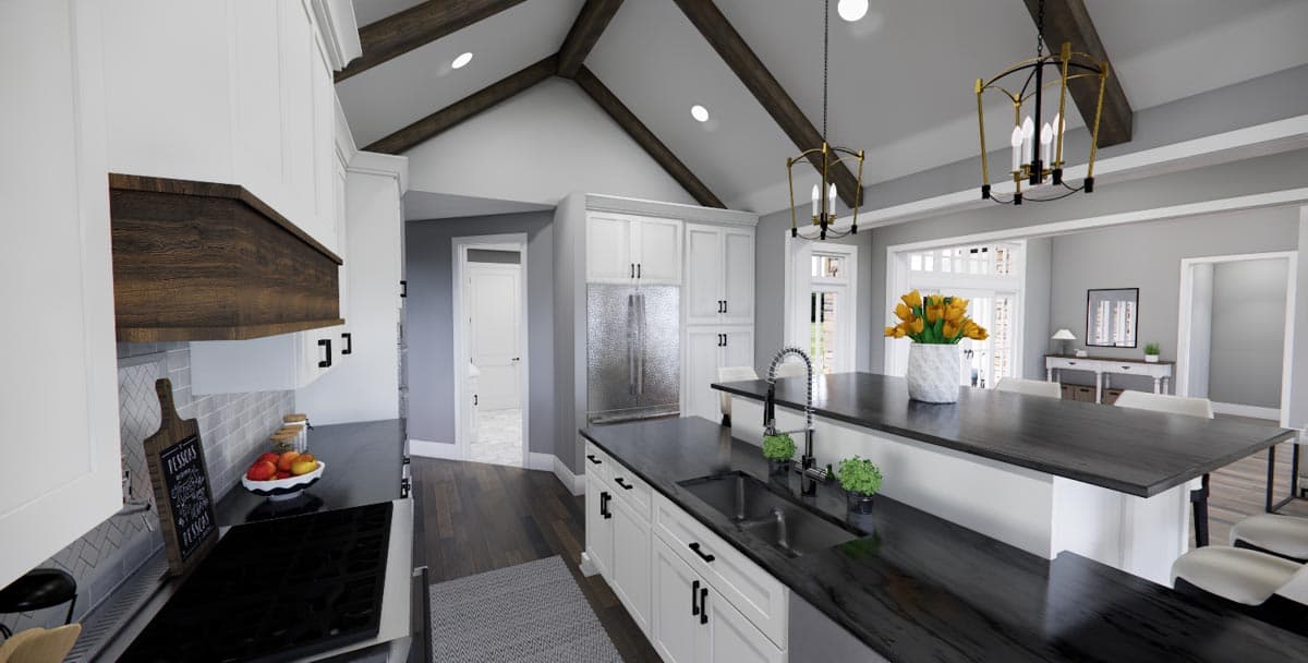 Plan 14670RK: Charming 3-Bedroom Modern Farmhouse with Courtyard Garage - Image #17 - Cottage, Country, Farmhouse, Modern Farmhouse, New American, Traditional