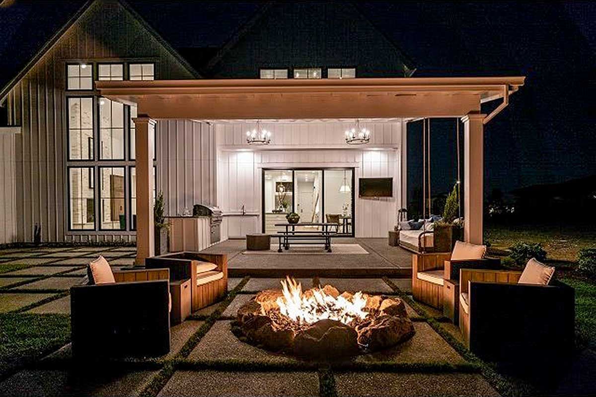 Plan 85269MS: 4-Bed Exclusive Luxury Modern Farmhouse Plan - Image #4 - Country, Farmhouse, Northwest, Southern