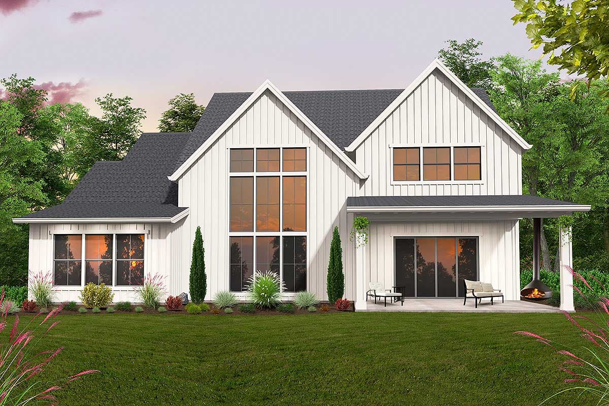 Plan 85269MS: 4-Bed Exclusive Luxury Modern Farmhouse Plan - Image #33 - Country, Farmhouse, Northwest, Southern