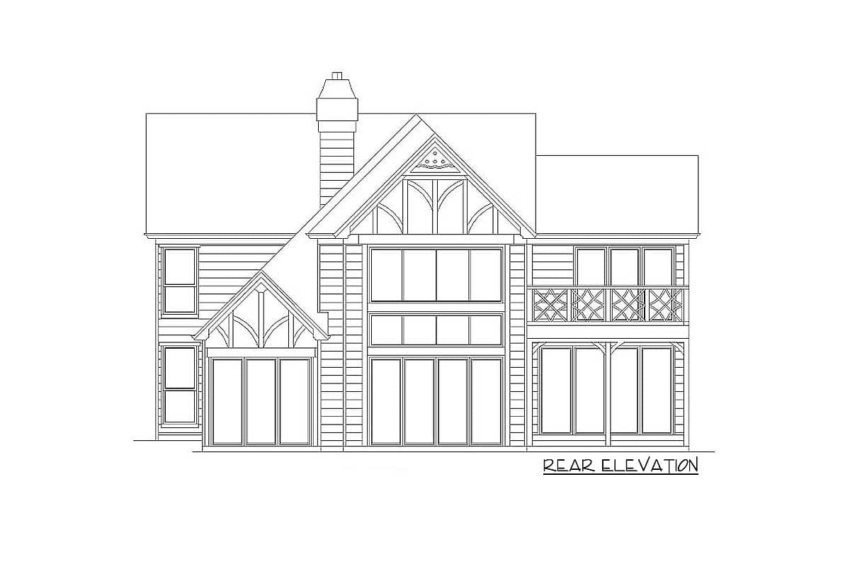 Plan 36558TX: Family Home Plan with U-Shaped Kitchen - Image #4 - Southern, Traditional