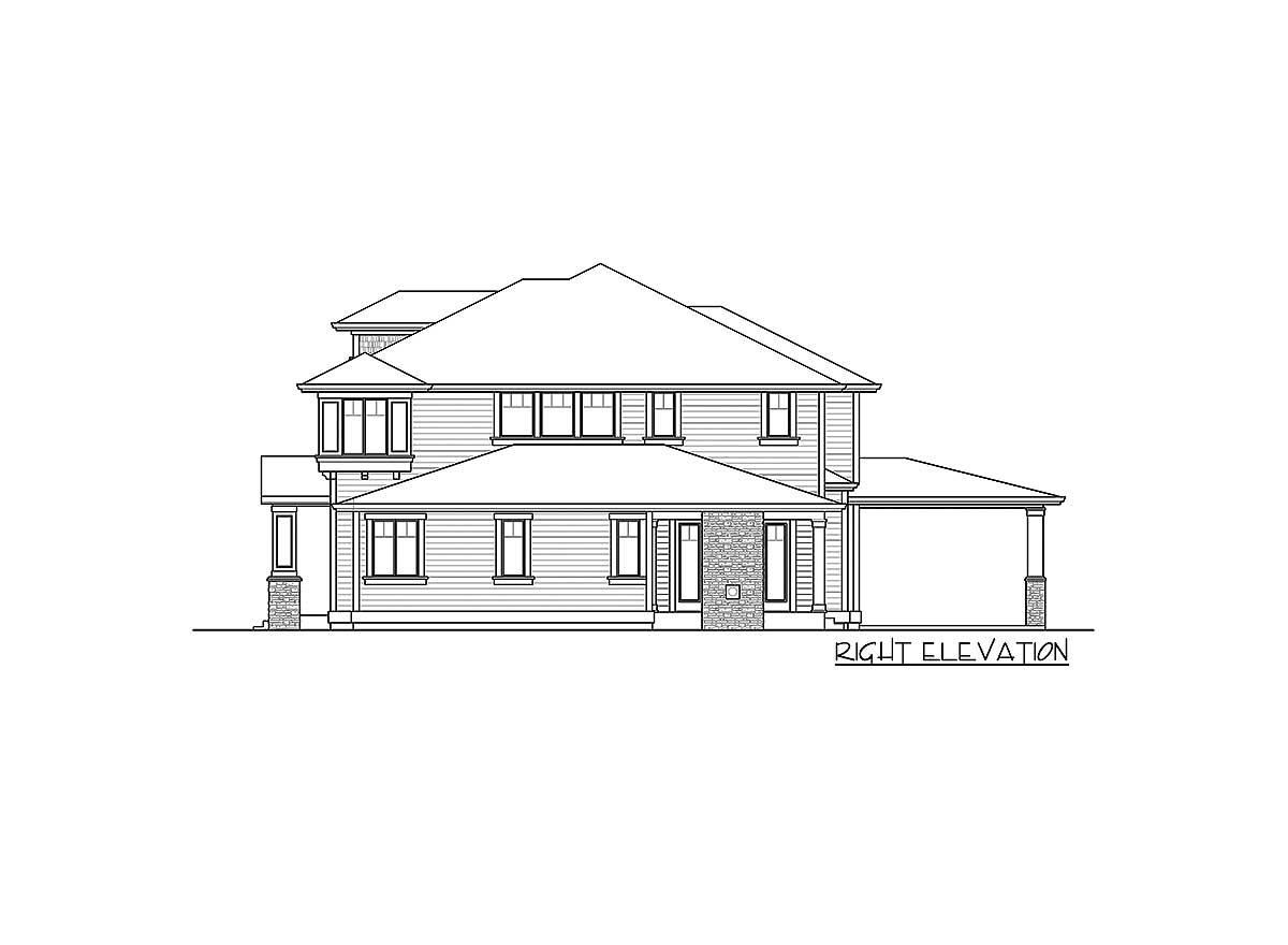 Plan 23764JD: Luxurious 5-Bedroom Craftsman House Plan with Upper and Lower Master Suites - Image #5 - Craftsman, Northwest, Shingle