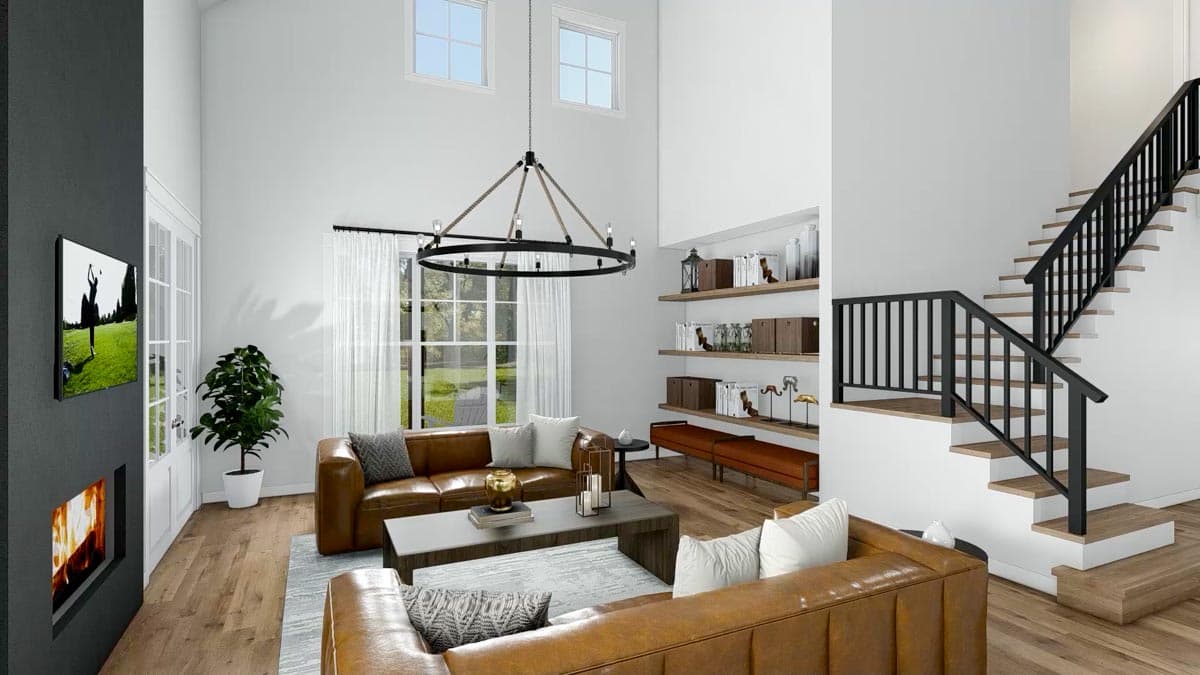 Plan 22532DR: Split-Bedroom Modern Farmhouse Plan with Main-Floor Master - Image #12 - Country, Farmhouse, Modern Farmhouse, New American