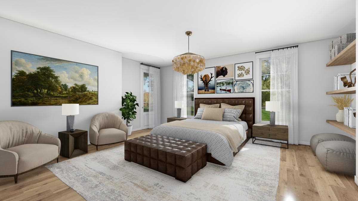 Plan 22532DR: Split-Bedroom Modern Farmhouse Plan with Main-Floor Master - Image #26 - Country, Farmhouse, Modern Farmhouse, New American