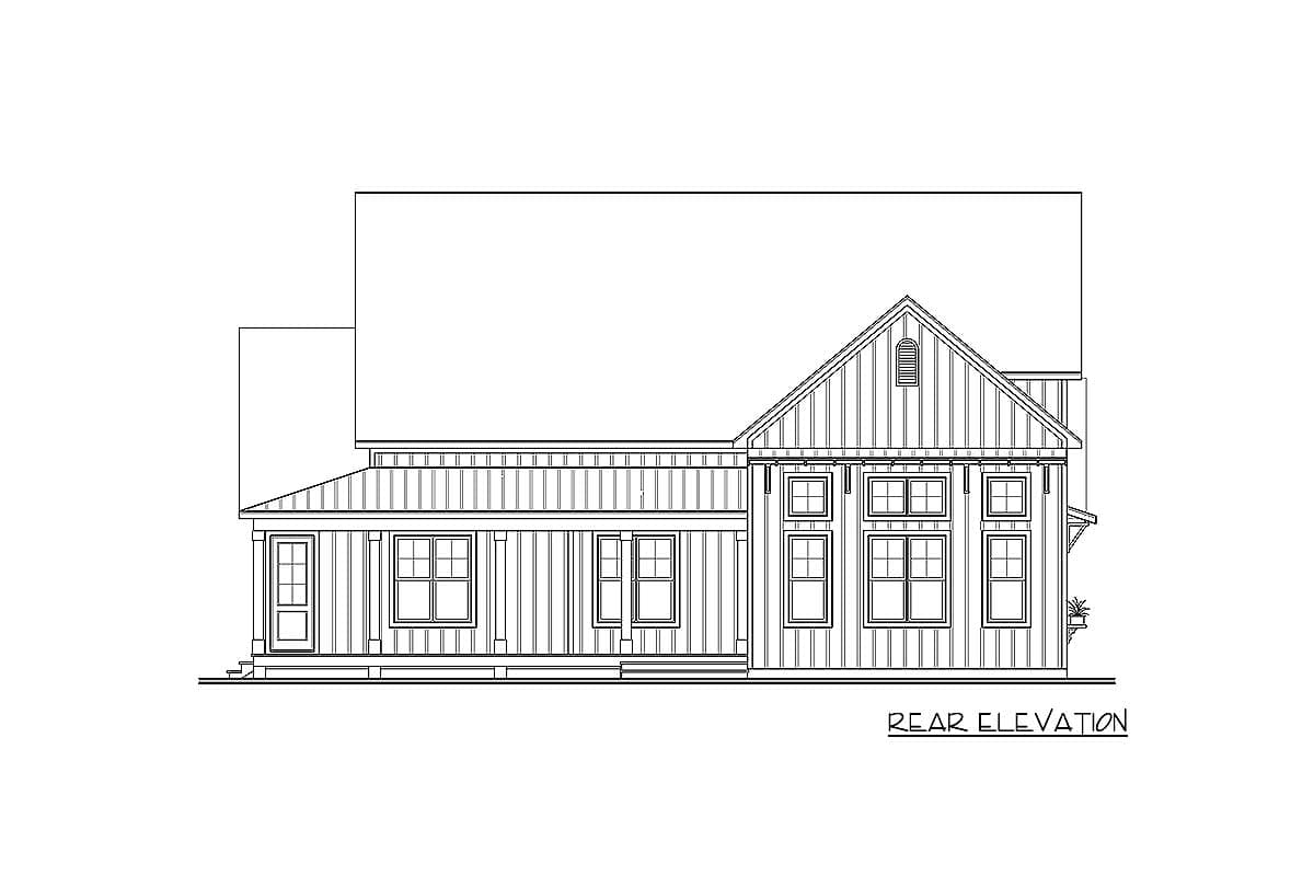 Plan 22532DR: Split-Bedroom Modern Farmhouse Plan with Main-Floor Master - Image #39 - Country, Farmhouse, Modern Farmhouse, New American