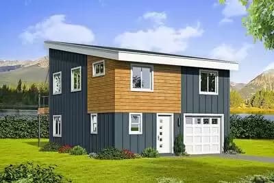 Innovative 3-Bedroom Small House Plan with Garage