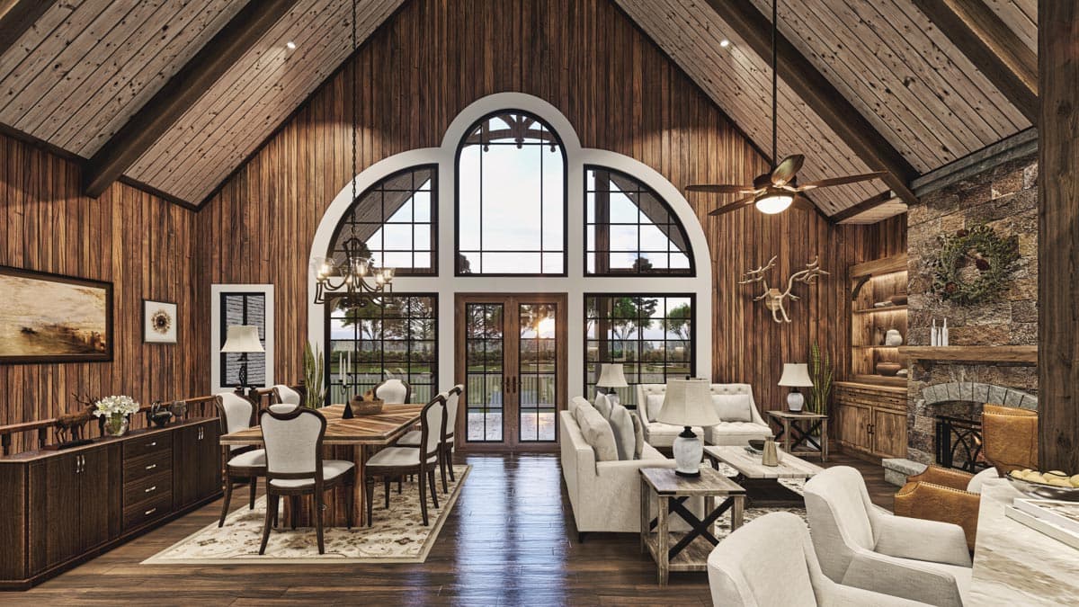 Plan 25650GE: Traditional Home Plan with Dual Master Suites - 1808 Sq Ft - Image #13 - Cottage, Craftsman, Rustic, Traditional, Vacation