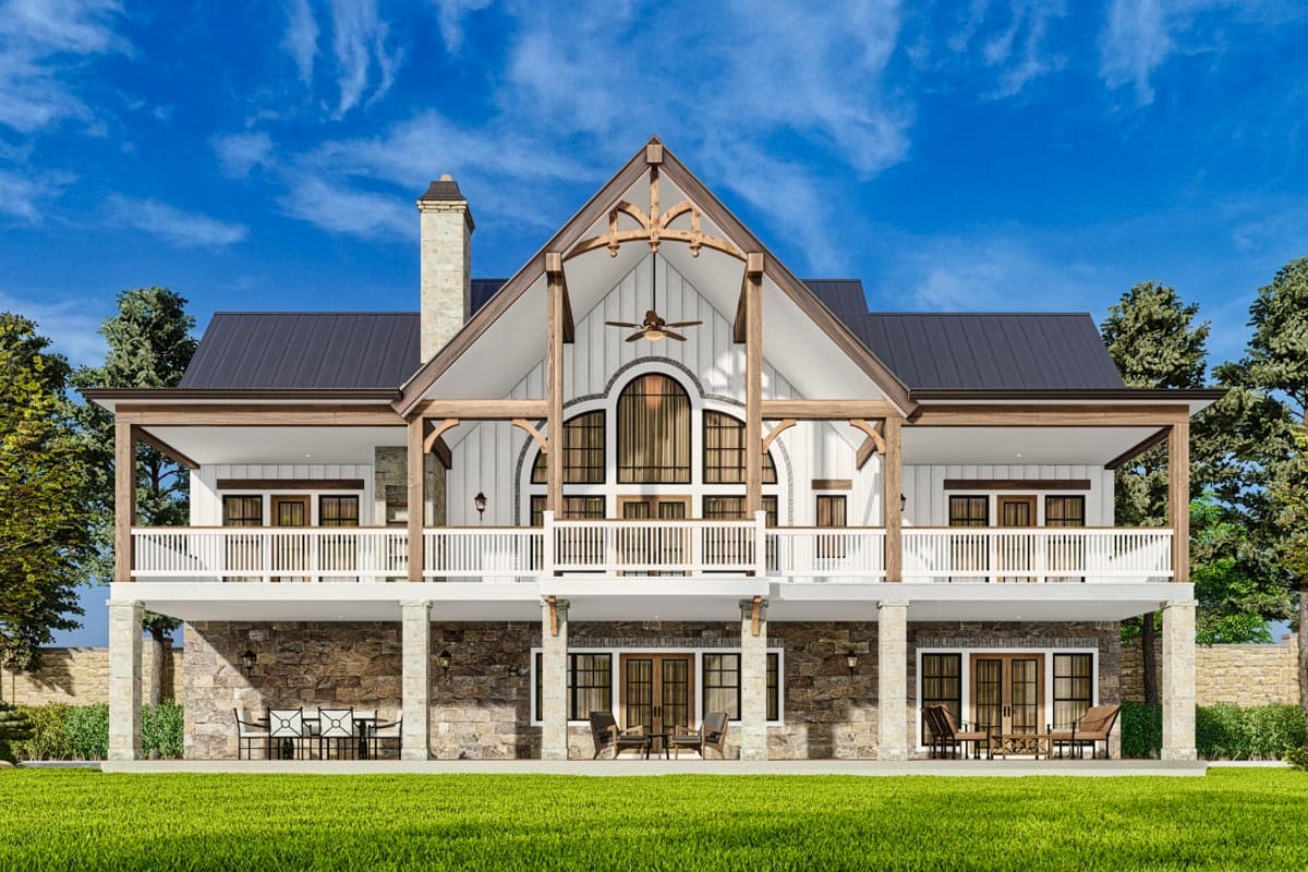 Plan 25650GE: Traditional Home Plan with Dual Master Suites - 1808 Sq Ft - Image #8 - Cottage, Craftsman, Rustic, Traditional, Vacation