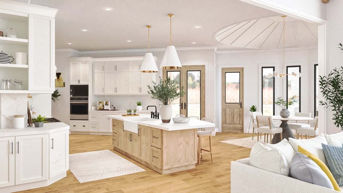 Plan 25651GE: Modern Three-Bed Farmhouse with Optional Guest Suite - 3171 Sq Ft - Image #7 - Country, Farmhouse, Modern Farmhouse, Southern, Traditional