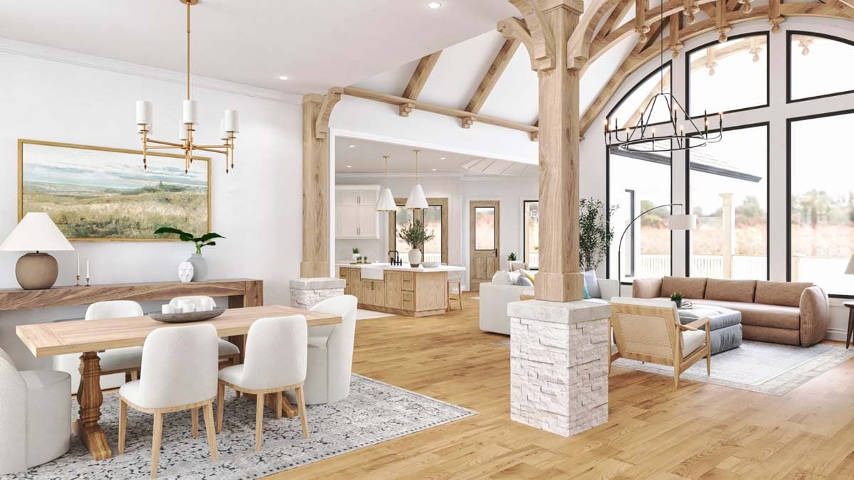 Plan 25651GE: Modern Three-Bed Farmhouse with Optional Guest Suite - 3171 Sq Ft - Image #8 - Country, Farmhouse, Modern Farmhouse, Southern, Traditional