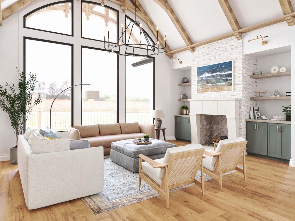 Plan 25651GE: Modern Three-Bed Farmhouse with Optional Guest Suite - 3171 Sq Ft - Image #10 - Country, Farmhouse, Modern Farmhouse, Southern, Traditional