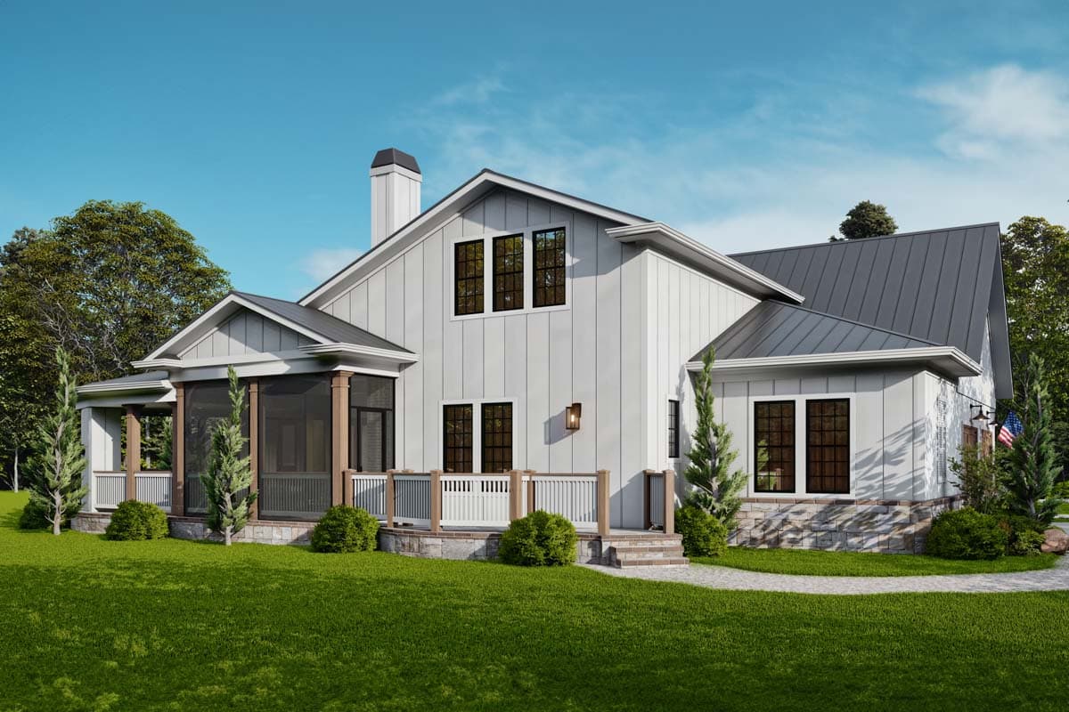 Plan 25651GE: Modern Three-Bed Farmhouse with Optional Guest Suite - 3171 Sq Ft - Image #14 - Country, Farmhouse, Modern Farmhouse, Southern, Traditional